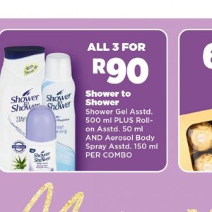 Shower at OK Foods