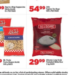 Rice at OK Foods