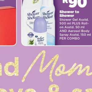 Shower at OK Foods
