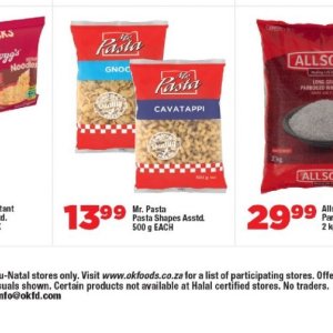Pasta at OK Foods