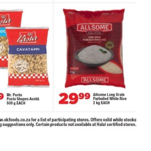Rice at OK Foods