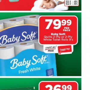 Toilet rolls at OK Foods