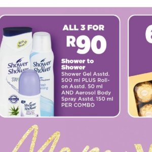 Shower at OK Foods