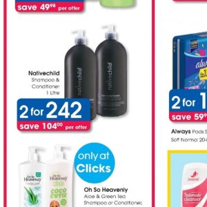 Shampoo at Clicks