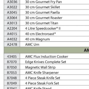  at AMC Cookware