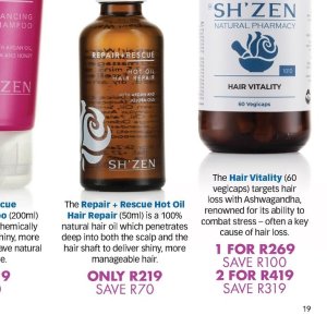 Hair oil at Sh\'zen