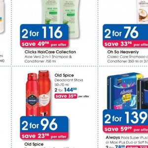 Shampoo at Clicks