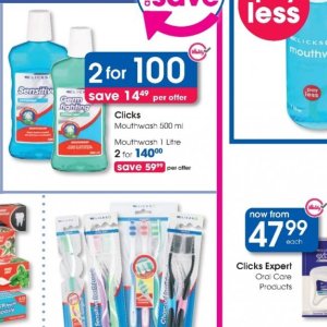 Mouthwash at Clicks