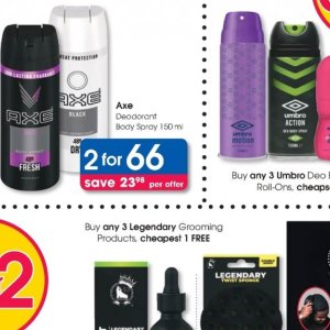 Body spray at Clicks