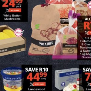 Potatoes at Checkers