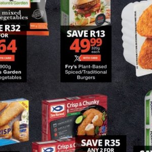 Spiced burgers at Checkers