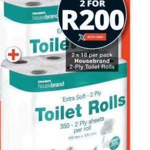 Toilet rolls at Checkers Hyper