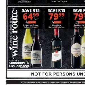 Wine at Checkers