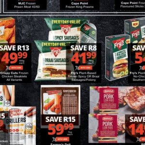 Sausages at Checkers