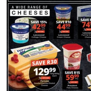 Cottage cheese at Checkers