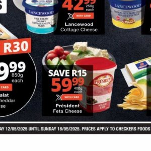 Cheese at Checkers