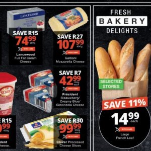 Mozzarella at Checkers