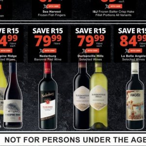 Wine at Checkers