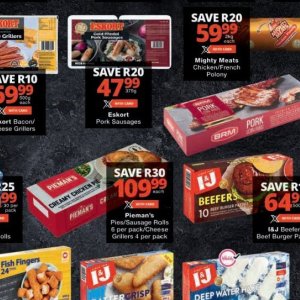 Sausages at Checkers
