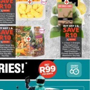 Oranges at Checkers