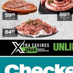 Beef at Checkers