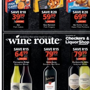 Wine at Checkers Hyper
