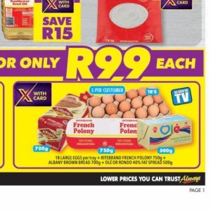 Bread at Shoprite