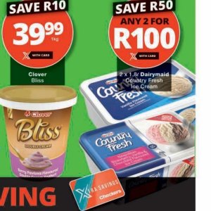 Ice cream at Checkers Hyper