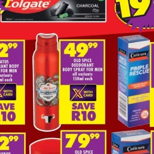 Body spray at Shoprite