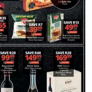 Spiced burgers at Checkers