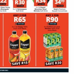 Juice at Checkers Hyper