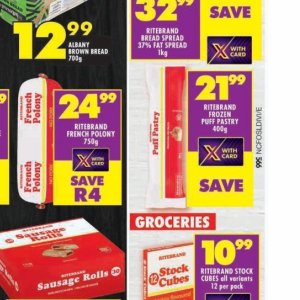 Puff pastry at Shoprite