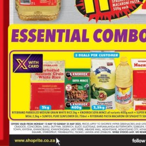 Rice at Shoprite