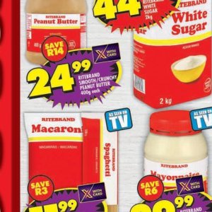 Peanut butter at Shoprite