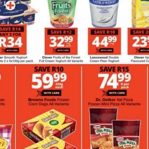 Yoghurt at Checkers