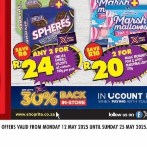 Biscuits at Shoprite
