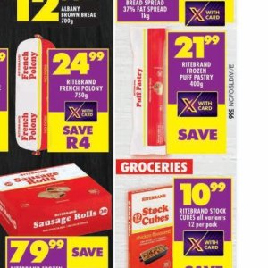 Puff pastry at Shoprite