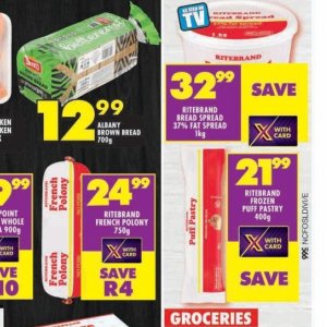 Bread at Shoprite