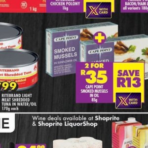 Sunflower oil at Shoprite