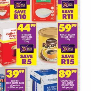 Coffee at Shoprite