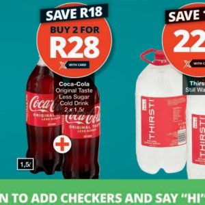 Cola at Checkers