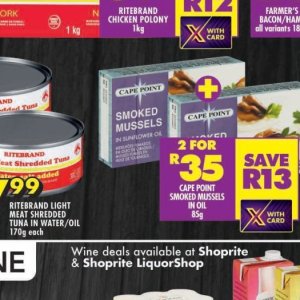 Mussels at Shoprite