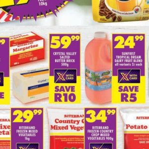 Butter at Shoprite