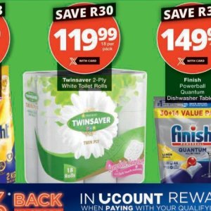 Toilet rolls at Checkers Hyper