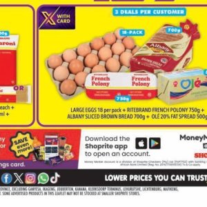 Eggs at Shoprite