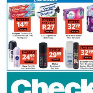 Toothpaste colgate  at Checkers