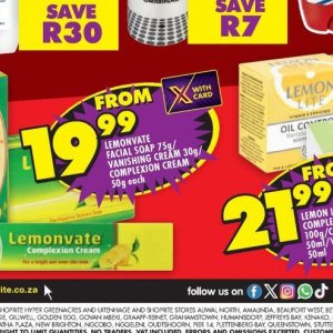 Soap at Shoprite
