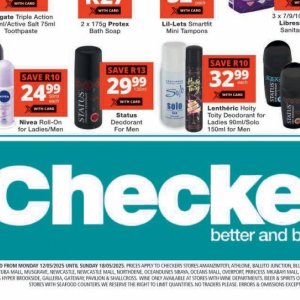 Deodorant nivea  at Checkers