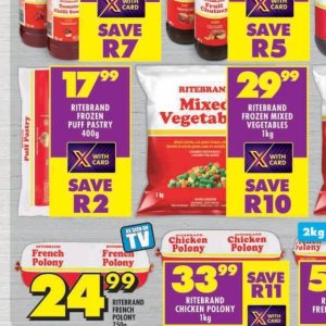 Puff pastry at Shoprite