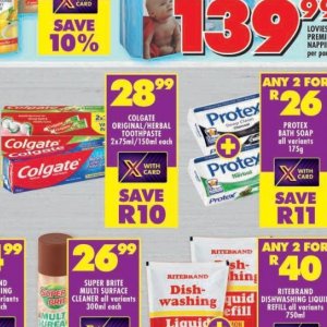 Toothpaste colgate  at Shoprite